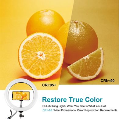 Фотографія - Кільцева USB RGBW LED лампа Puluz PKT3055B 10.2 "+ штатив 1.65 м