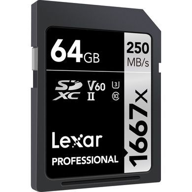 Фотографія - Карта пам'яті Lexar Professional 1667x UHS-II SDXC