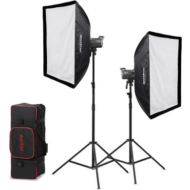 Фотографія - Набір постійного світла Godox LA150Bi-K2 Softbox Kit