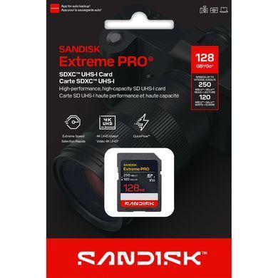 Фотографія - Карта пам'яті SanDisk SDXC UHS-I U3 V30 Extreme Pro (SDSDXXJ)