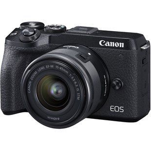 Фотографія - Canon EOS M6 Mark II Kit 15-45mm (Black) + видошукач EVF-DC2