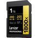 Фотография - Карта памяти Lexar Professional 1800x UHS-II SDXC (GOLD Series)