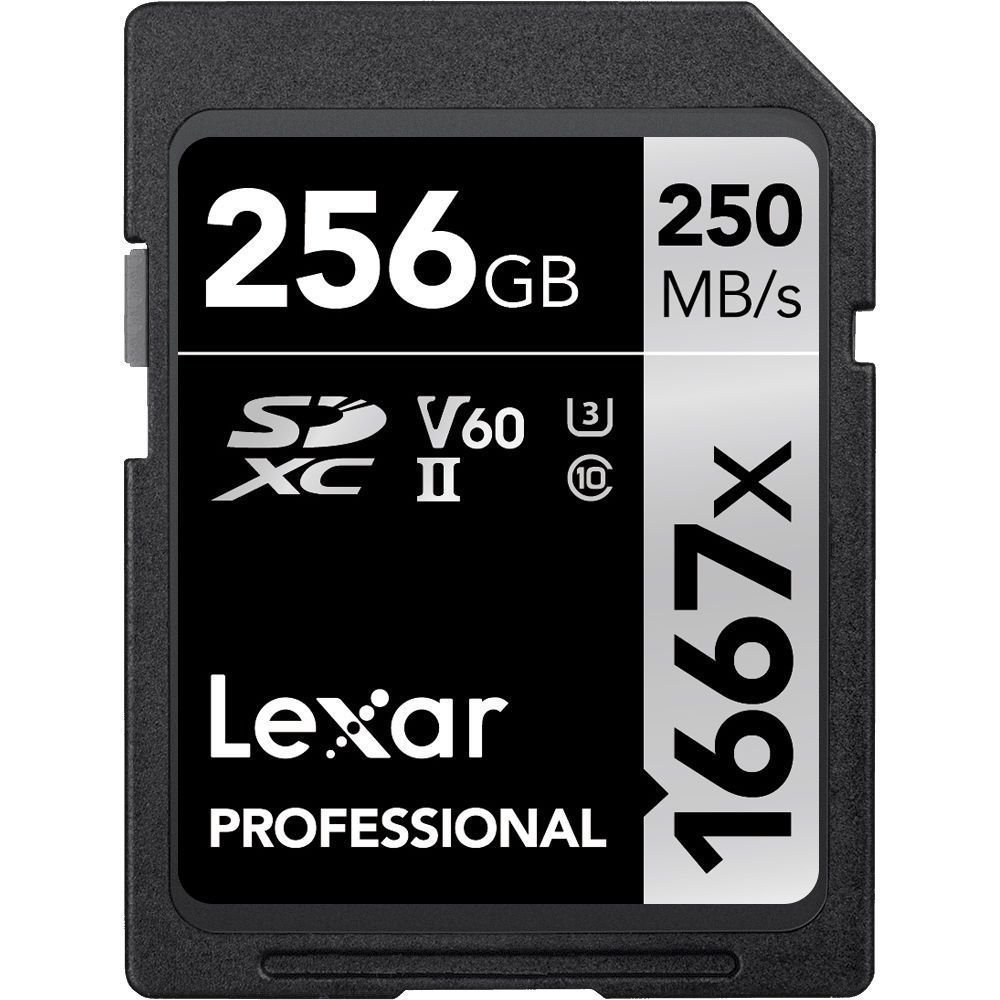 ᐉ Купить Карта памяти Lexar 256GB Professional 1667x UHS-II SDXC