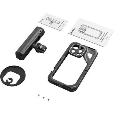 Фотография - Клетка для смартфона SmallRig с ручкой для iPhone 15 Pro (4398B)