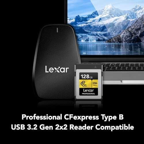 ᐉ Купить Карта памяти Lexar 128GB Professional CFexpress Type B