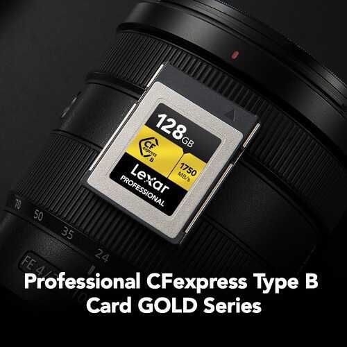 その他 Lexar 128GB CFexpress Type B GOLD Series ᐉ Купить Карта памяти Lexar 128GB Professional CFexpress Type B