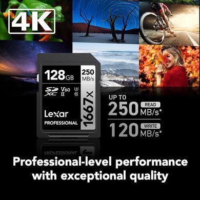 Фотография - Карта памяти Lexar Professional 1667x UHS-II SDXC (2-pack)