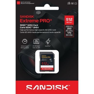 Фотографія - Карта пам'яті SanDisk SDXC UHS-I U3 V30 Extreme Pro (SDSDXXJ)
