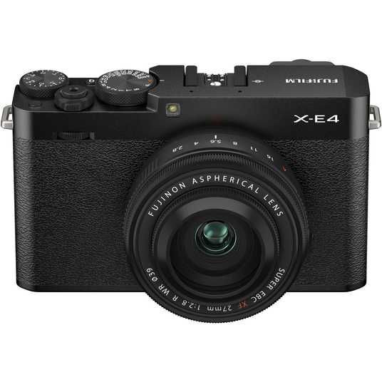 デジタルカメラ FUJIFILM X-E4 Black ᐉ Купити Фотоапарат Fujifilm X-E4 kit (XF 27mm) Black в Києві