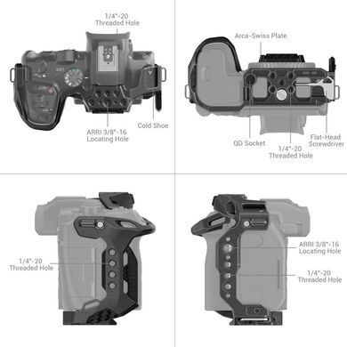 Фотография - Клетка для камеры SmallRig &ldquo;Black Mamba&rdquo; Cage for Canon EOS R7 (4003B)