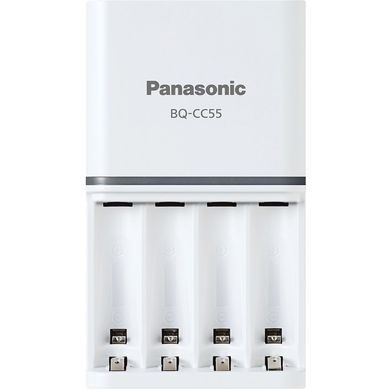 Фотографія - Зарядний пристрій з акумуляторами Panasonic Eneloop Quick Charger BQ-CC55