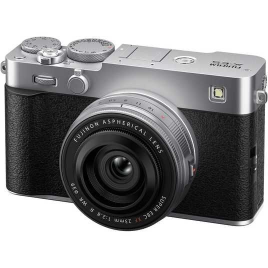 ᐉ Купить Фотоаппарат Fujifilm X-E5 kit 23mm f/2.8 R WR (Silver) в
