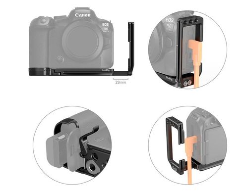 Фотография - L-брэкет SmallRig L-Bracket for Canon EOS R6 Mark II/R5/R5 C/R6 (4160)