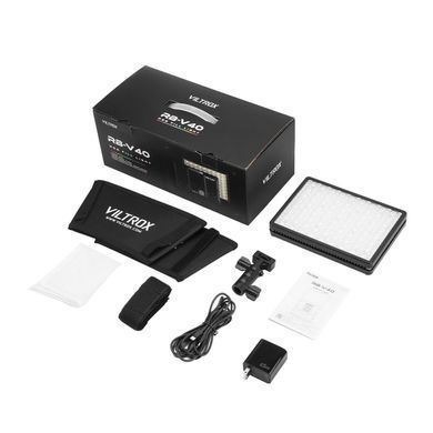Фотографія - Постійне світло Viltrox RB-V40 (LED-панель)