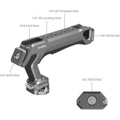 Фотографія - Ручка для клітин SmallRig HawkLock H21 Quick Release Top Handle (4483)