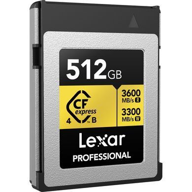 Фотография - Карта памяти Lexar Professional GOLD CFexpress 4.0 Type B (LCXEXP4)