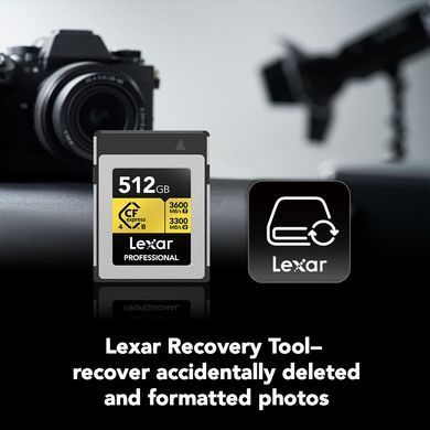 Фотография - Карта памяти Lexar Professional GOLD CFexpress 4.0 Type B (LCXEXP4)