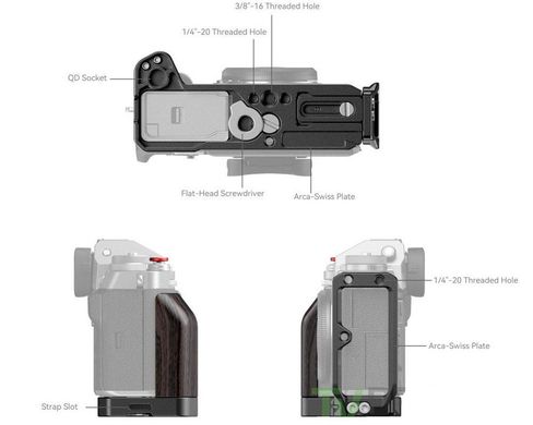 Фотография - L-брэкет SmallRig L-Bracket for Fujifilm X-T5 (4137)