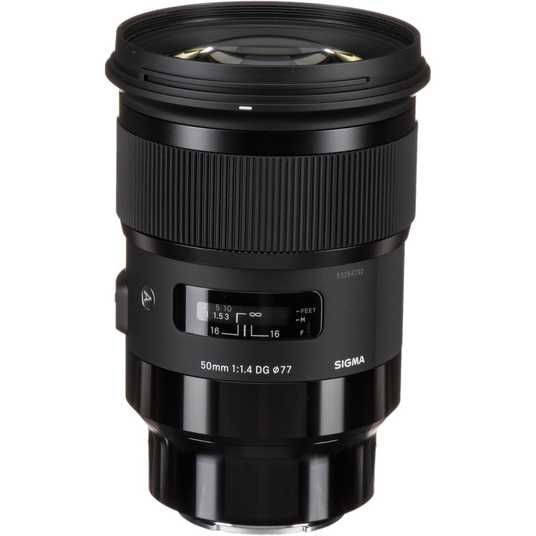 ᐉ Купить Объектив Sigma 50mm f/1.4 DG HSM Art (для Sony) в Киеве