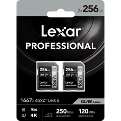 Фотография - Карта памяти Lexar Professional 1667x UHS-II SDXC (2-pack)