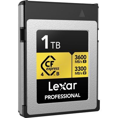 Фотография - Карта памяти Lexar Professional GOLD CFexpress 4.0 Type B (LCXEXP4)