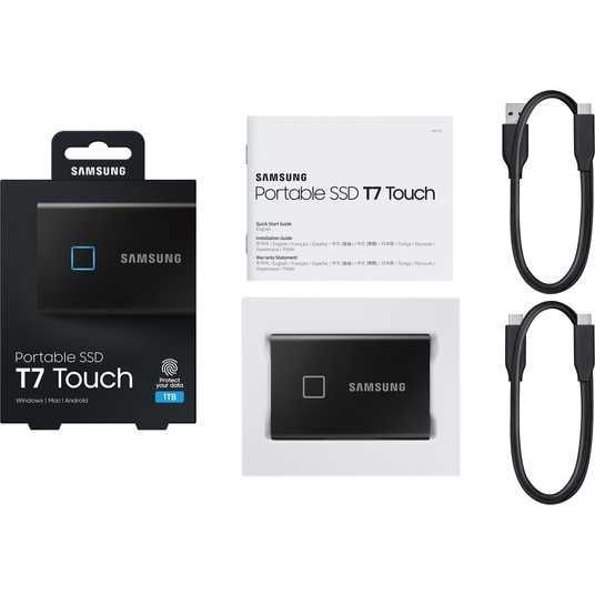 ᐉ Купить Внешний жесткий диск Samsung T7 Touch Portable SSD 1TB