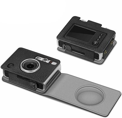 Чехол Fujifilm Instax Mini EVO Camera Vegan Leather Bag Cover (Black)