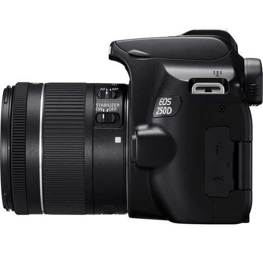 ᐉ Купить Фотоаппарат Canon EOS 250D Kit (18-55mm IS STM + 75