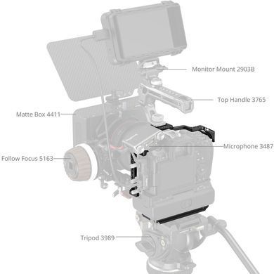 Фотографія - Клітка для камери SmallRig Cage для Canon EOS R5 Mark II with CF-R20EP Battery Grip (5092)