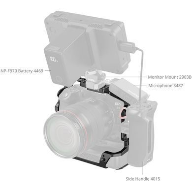 Фотографія - Клітка для камери SmallRig Cage для Canon EOS R5 Mark II with CF-R20EP Battery Grip (5092)
