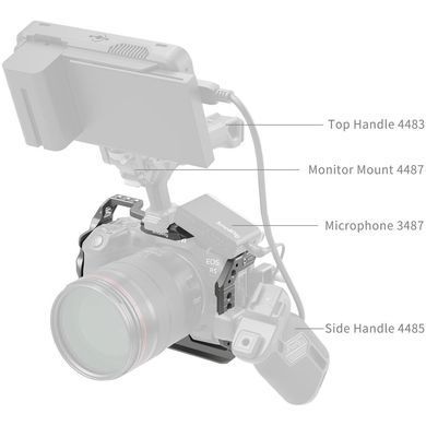 Фотография - Клетка для камеры SmallRig HawkLock Cage для Canon EOS R5 Mark II (4977)