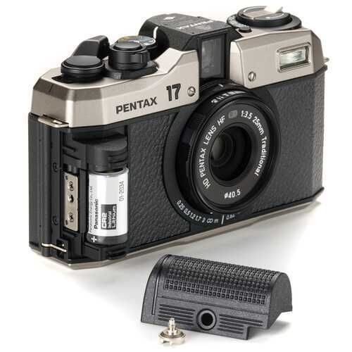 ᐉ Купить Плёночный фотоаппарат Pentax 17 (Dark Silver) в Киеве