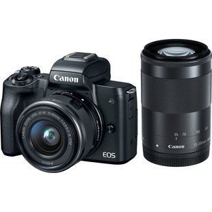 Фотографія - Canon EOS M50 Kit (15-45mm + 55-200mm) IS STM (Black)