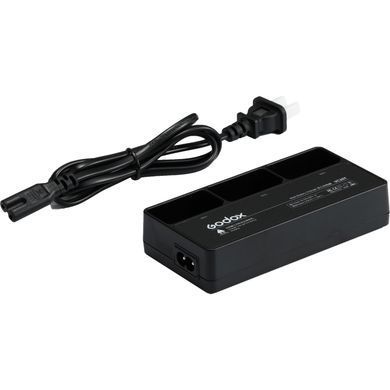 Фотография - Зарядное устройство Godox VC26T для 3х аккумуляторов VB26