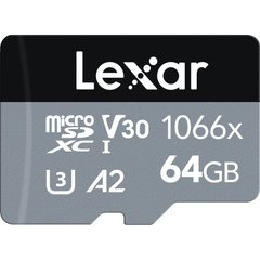 Фотография - Карта памяти Lexar 64GB Professional 1066x UHS-I microSDXC (LMS1066064G)