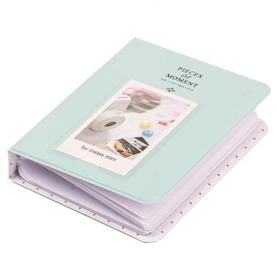 Фотоальбом Fujifilm Instax Mini Photo Book для Mini 12, 11, 9, 8 (Mint Green)