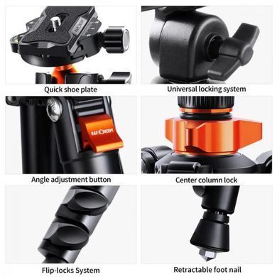 Фотография - Штатив K&F Concept K234A7+BH-28L (KF09.087V6)