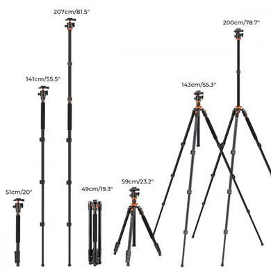 Фотография - Штатив K&F Concept K234A7+BH-28L (KF09.087V6)