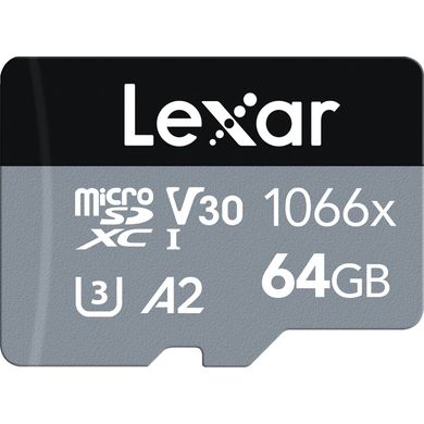 Фотографія - Карта пам'яті Lexar 64GB Professional 1066x UHS-I microSDXC (LMS1066064G)
