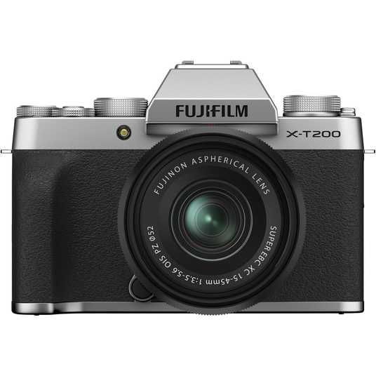 FUJIFILM X-T200 15-45mmレンズ付き ᐉ Купити Фотоапарат Fujifilm X-T200 Kit 15-45mm (Silver) в Києві