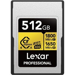 Фотографія - Карта пам'яті Lexar Professional GOLD CFexpress 4.0 Type A (LCAGOLD)
