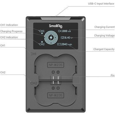 Фотография - Набор SmallRig NP-W235 (2 батареи + зарядное устройство) 3822